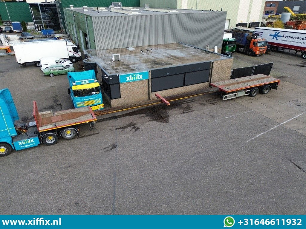 Faymonville 2-ass. Vlakke dubbel 2x uitschuifbare oplegger / 2x gestuurd - סמיטריילר צד נופל/ שטוח: תמונה 1 Faymonville 2-ass. Vlakke dubbel 2x uitschuifbare oplegger / 2x gestuurd - סמיטריילר צד נופל/ שטוח: תמונה 1