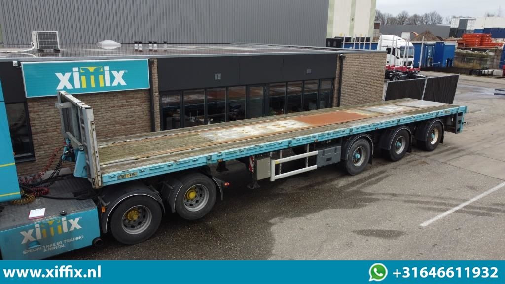 Floor 3-ass. Oplegger met kraanspoor / 2x gestuurd - סמיטריילר צד נופל/ שטוח: תמונה 1 Floor 3-ass. Oplegger met kraanspoor / 2x gestuurd - סמיטריילר צד נופל/ שטוח: תמונה 1