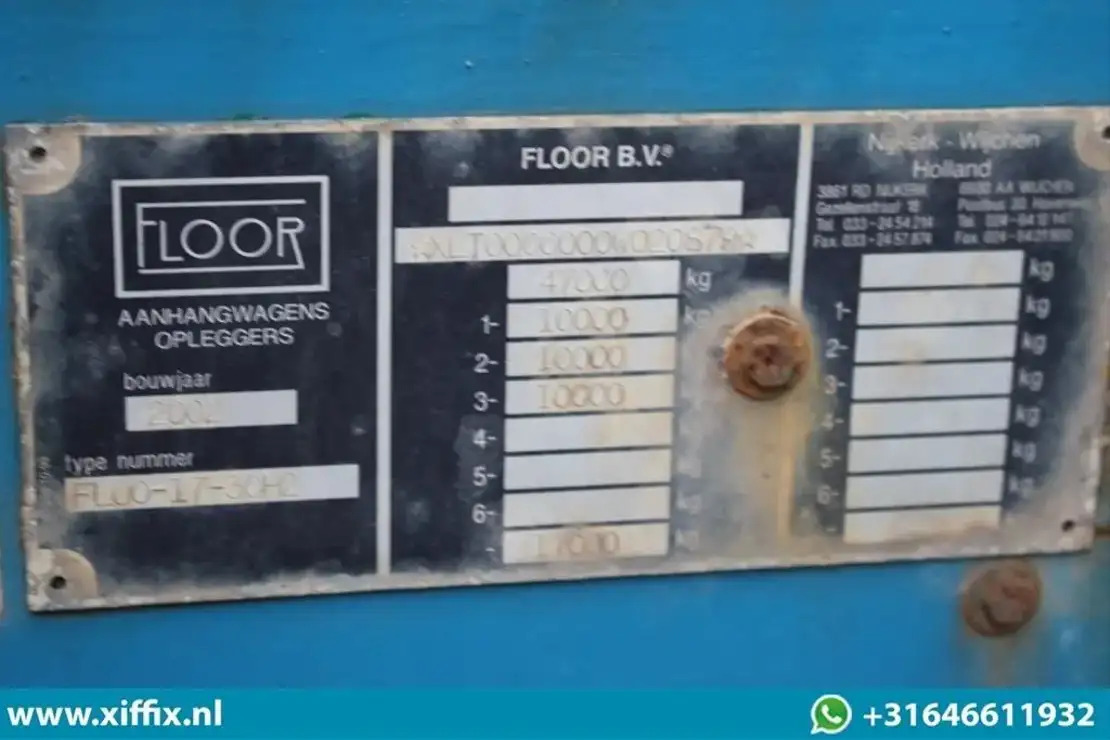 סמיטריילר צד נופל/ שטוח Floor 3-ass. Vlakke uitschuifbare oplegger / 2x gestuurd / 13907: תמונה 11