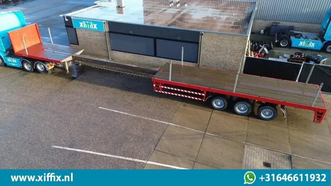 Lintrailers 3-ass. Vlakke uitschuifbare oplegger / Naloop gestuurd - סמיטריילר צד נופל/ שטוח: תמונה 1 Lintrailers 3-ass. Vlakke uitschuifbare oplegger / Naloop gestuurd - סמיטריילר צד נופל/ שטוח: תמונה 1
