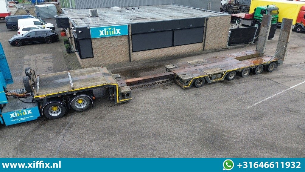 Lintrailers 5-ass. Uitschuifbare semi dieplader met hydr. Kleppen / 275 cm. Bree - סמיטריילר עם מטען נמוך: תמונה 1 Lintrailers 5-ass. Uitschuifbare semi dieplader met hydr. Kleppen / 275 cm. Bree - סמיטריילר עם מטען נמוך: תמונה 1