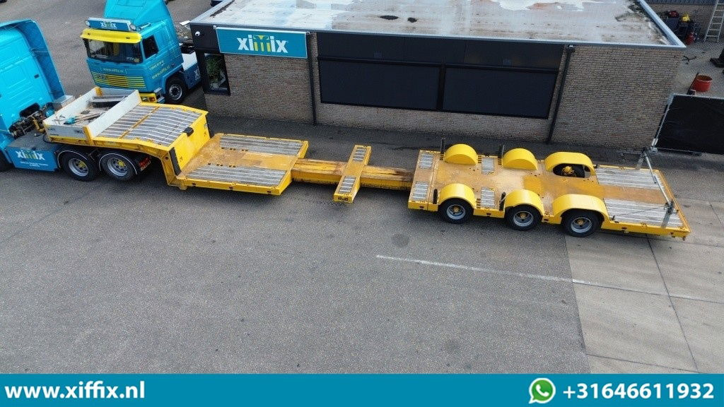 Meusburger 3-ass. Dubbel 2x uitschuifbare dieplader / 275 cm. Breed / Naloop gestuurd - סמיטריילר עם מטען נמוך: תמונה 2 Meusburger 3-ass. Dubbel 2x uitschuifbare dieplader / 275 cm. Breed / Naloop gestuurd - סמיטריילר עם מטען נמוך: תמונה 2