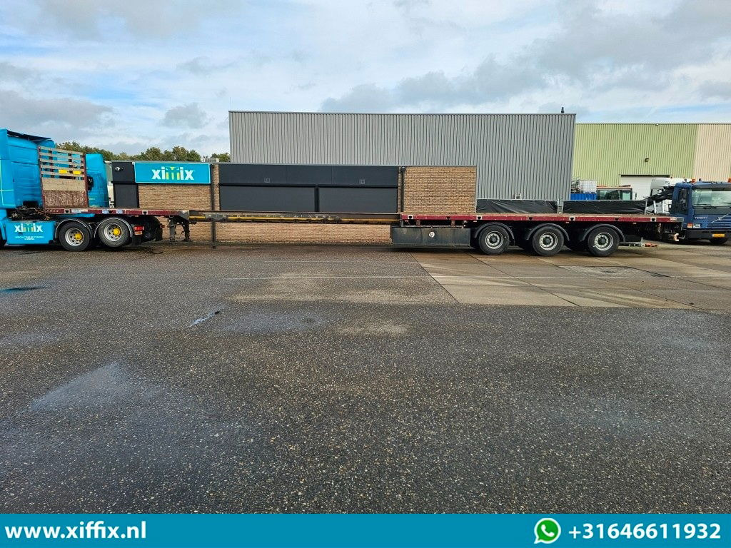 סמיטריילר צד נופל/ שטוח Meusburger 3-ass. Vlakke uitschuifbare oplegger / 3x gestuurd: תמונה 12