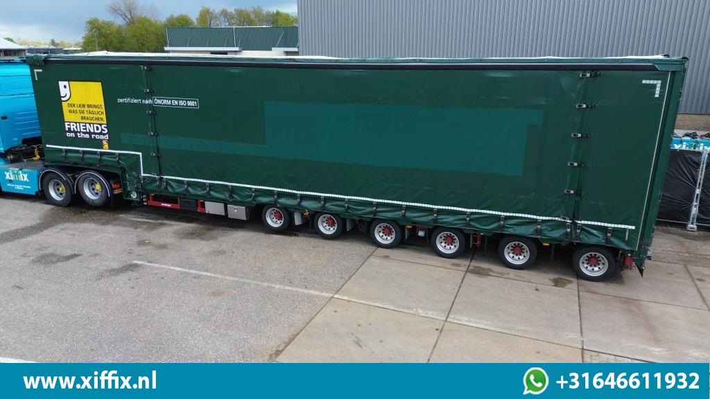 Meusburger 6-ass. Semi dieplader met elektische huifopbouw / 3x naloop gestuurd - סמיטריילר עם מטען נמוך: תמונה 2 Meusburger 6-ass. Semi dieplader met elektische huifopbouw / 3x naloop gestuurd - סמיטריילר עם מטען נמוך: תמונה 2