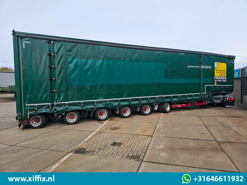 Meusburger 6-ass. Semi dieplader met elektrische huifopbouw / 3x naloop gestuurd - סמיטריילר עם מטען נמוך: תמונה 5 Meusburger 6-ass. Semi dieplader met elektrische huifopbouw / 3x naloop gestuurd - סמיטריילר עם מטען נמוך: תמונה 5