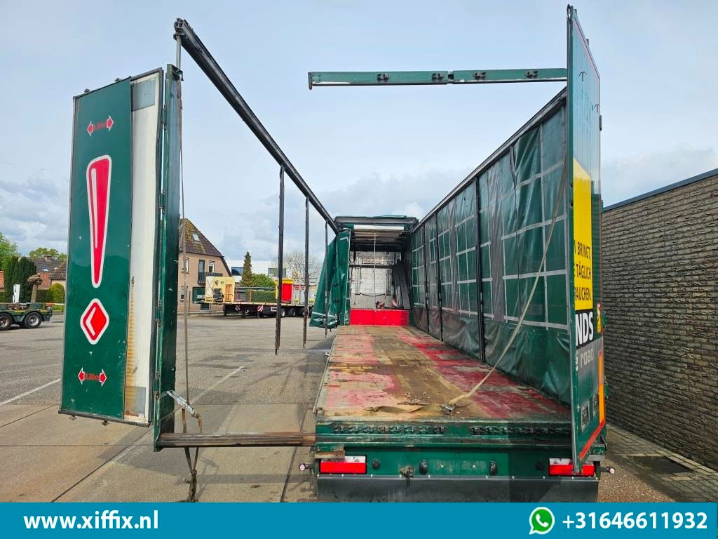 סמיטריילר עם מטען נמוך Meusburger 6-ass. Semi dieplader met elektrische huifopbouw / 3x naloop gestuurd: תמונה 10