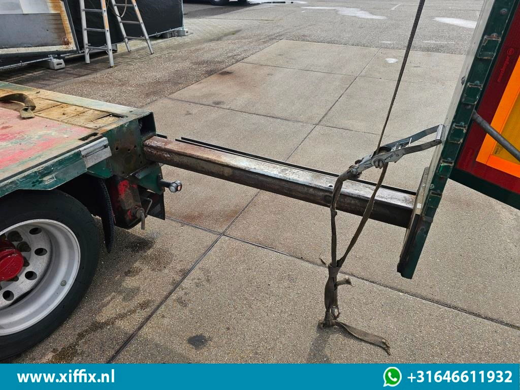 סמיטריילר עם מטען נמוך Meusburger 6-ass. Semi dieplader met elektrische huifopbouw / 3x naloop gestuurd: תמונה 8