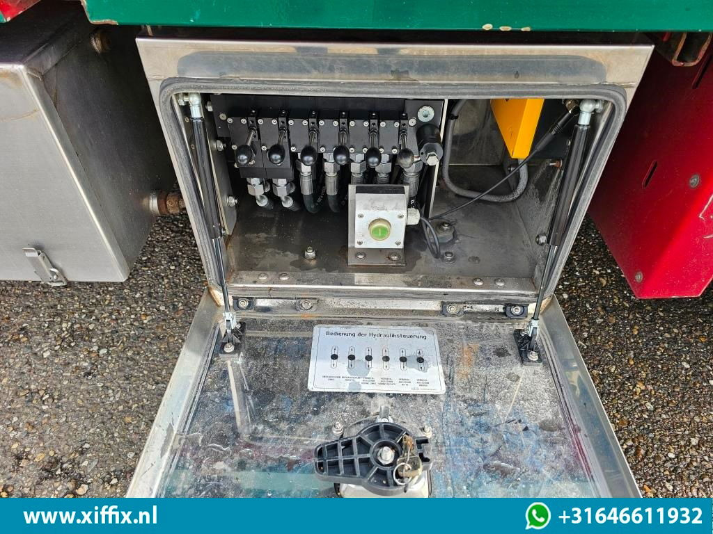 סמיטריילר עם מטען נמוך Meusburger 6-ass. Semi dieplader met elektrische huifopbouw / 3x naloop gestuurd: תמונה 11
