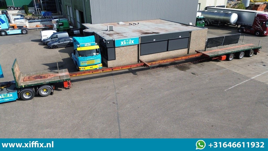 Nooteboom 3-ass. Vlakke dubbel 2x uitschuifbare oplegger / 3x gestuurd - סמיטריילר צד נופל/ שטוח: תמונה 1 Nooteboom 3-ass. Vlakke dubbel 2x uitschuifbare oplegger / 3x gestuurd - סמיטריילר צד נופל/ שטוח: תמונה 1