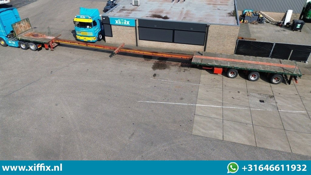 Nooteboom 3-ass. Vlakke dubbel 2x uitschuifbare oplegger / 3x gestuurd - סמיטריילר צד נופל/ שטוח: תמונה 2 Nooteboom 3-ass. Vlakke dubbel 2x uitschuifbare oplegger / 3x gestuurd - סמיטריילר צד נופל/ שטוח: תמונה 2