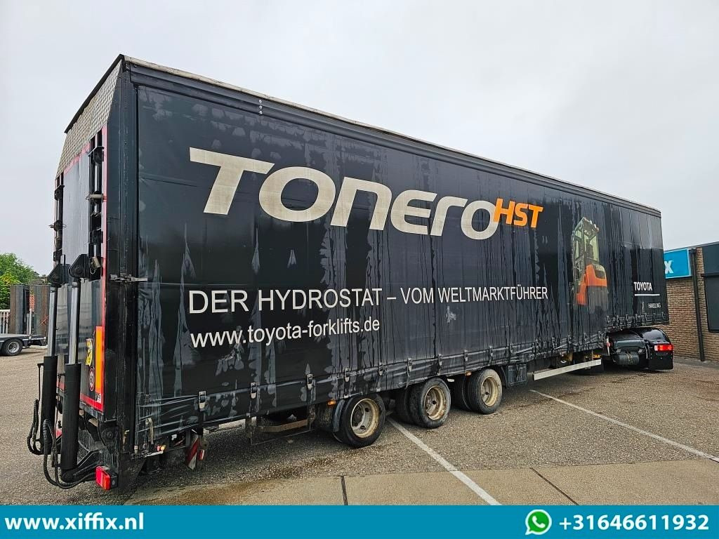 Wiese 3-ass. Semi dieplader met huifopbouw / Wiese 9 tons laadklep - סמיטריילר עם מטען נמוך: תמונה 4 Wiese 3-ass. Semi dieplader met huifopbouw / Wiese 9 tons laadklep - סמיטריילר עם מטען נמוך: תמונה 4