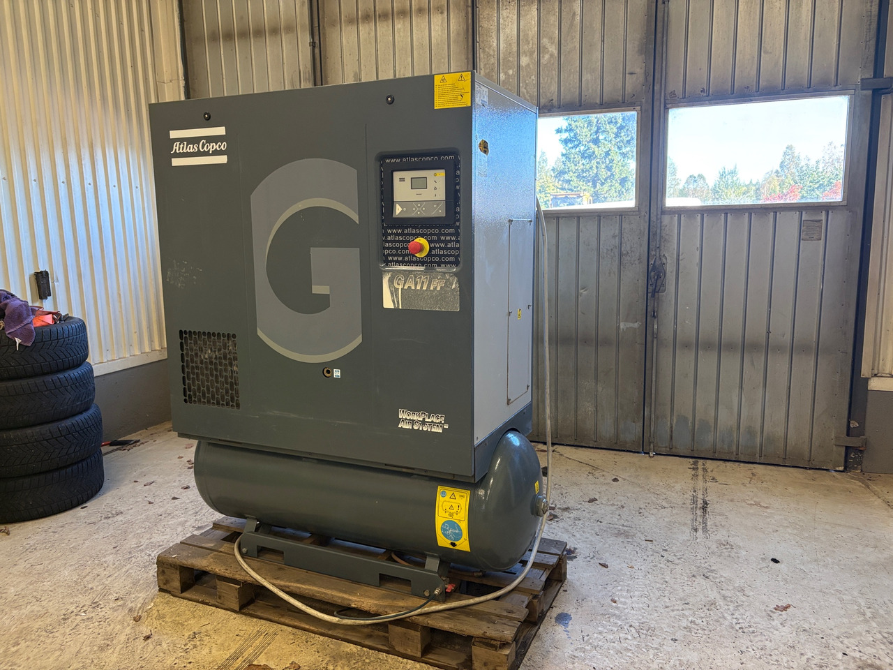Atlas Copco GA11FF - מדחס אוויר: תמונה 1 Atlas Copco GA11FF - מדחס אוויר: תמונה 1