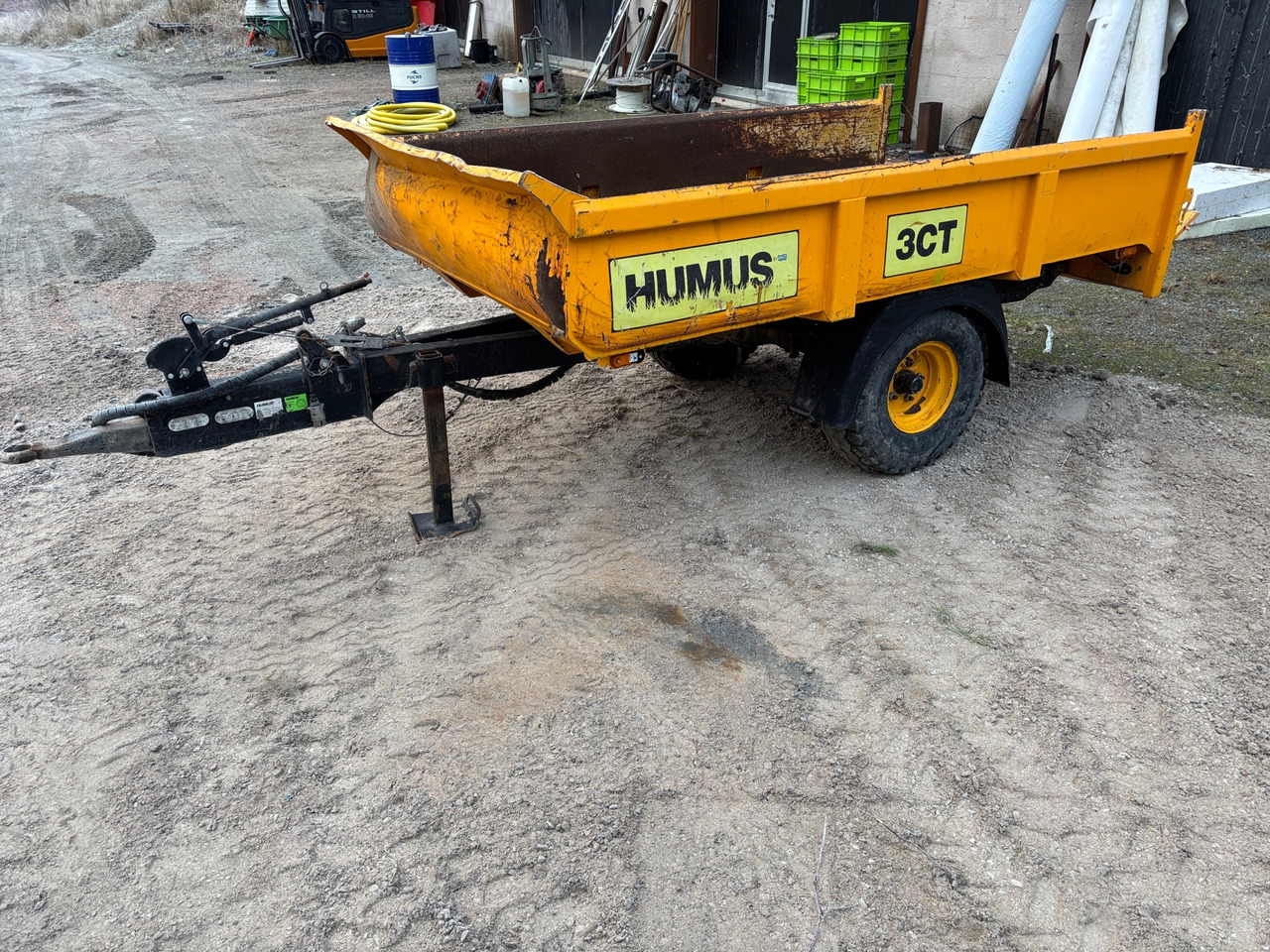 Humus 3CT - קרון נגרר עם מזהיר: תמונה 1 Humus 3CT - קרון נגרר עם מזהיר: תמונה 1