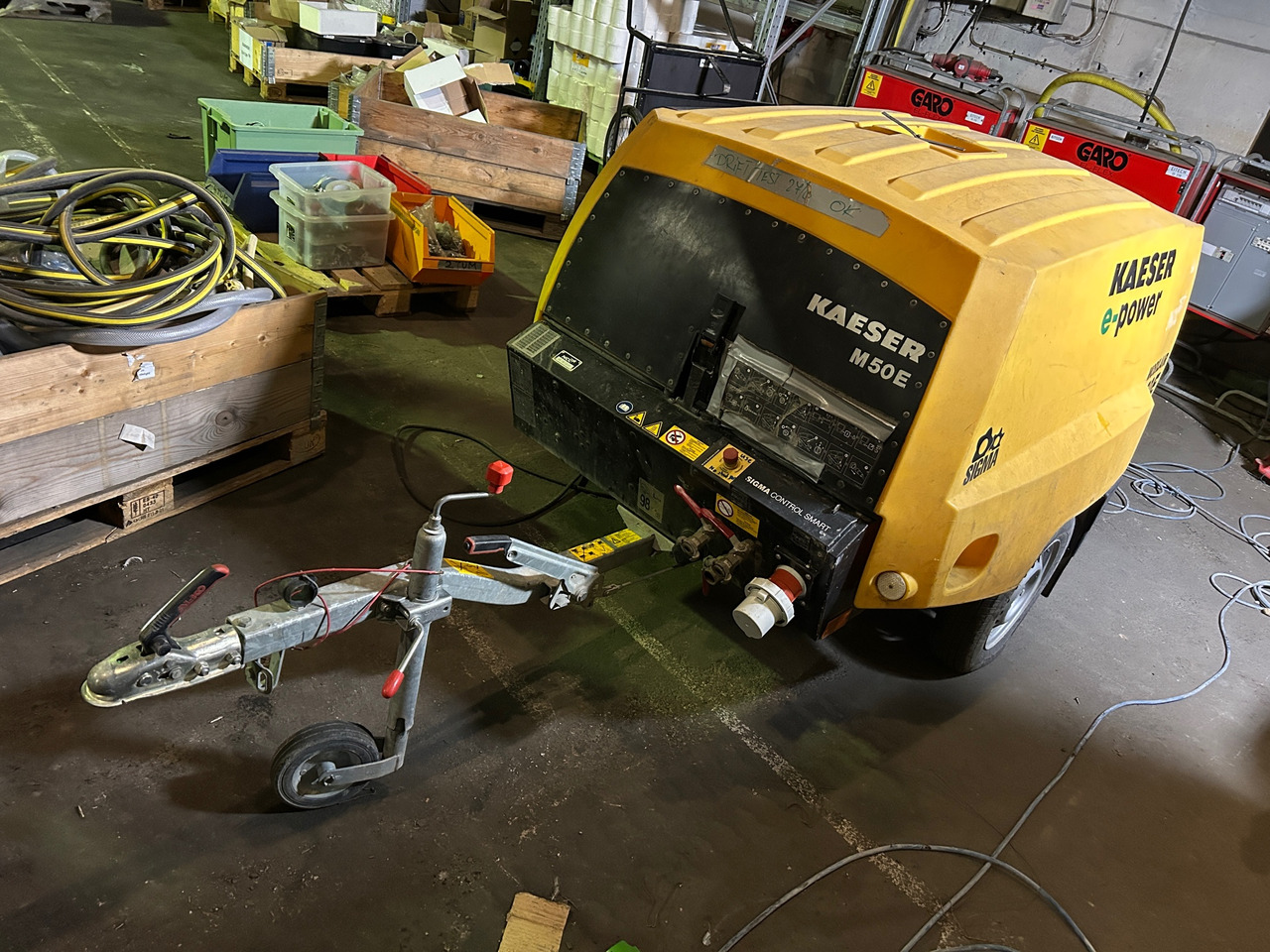 Kaeser Mobilair M50E - מדחס אוויר: תמונה 1 Kaeser Mobilair M50E - מדחס אוויר: תמונה 1