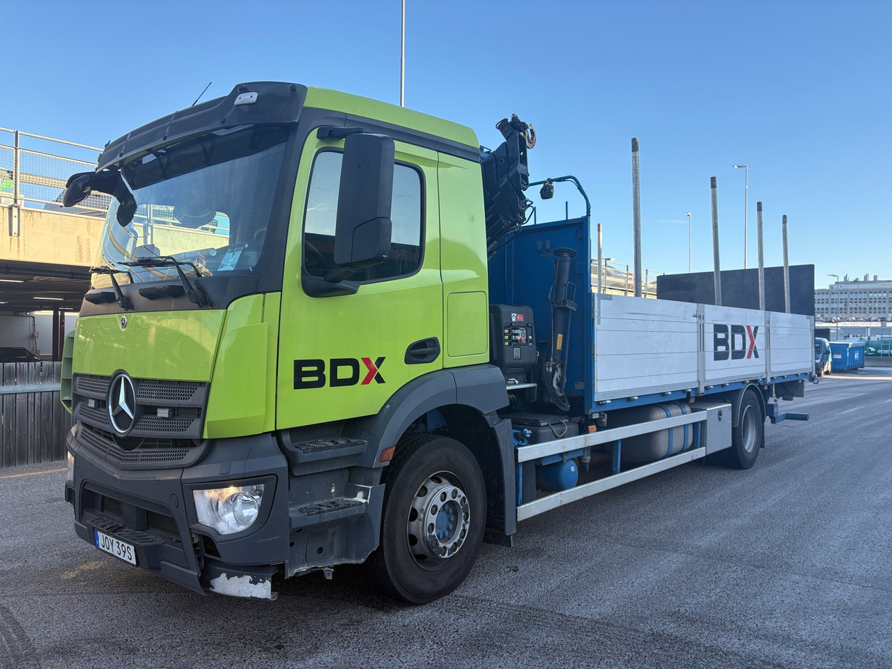 Mercedes-Benz Actros - משאית מנוף: תמונה 1 Mercedes-Benz Actros - משאית מנוף: תמונה 1