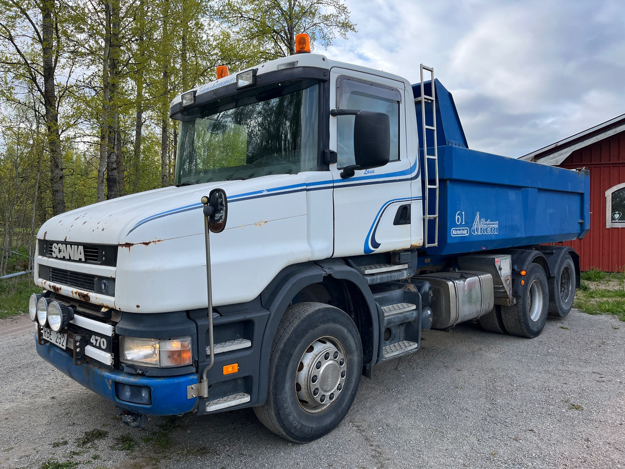 Scania 114G - משאית צד נופל/ שטוחה: תמונה 1 Scania 114G - משאית צד נופל/ שטוחה: תמונה 1
