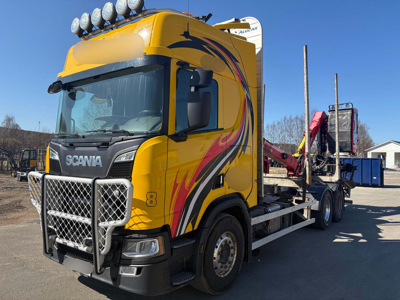 Scania R650B6X2NB - משאית עץ: תמונה 1 Scania R650B6X2NB - משאית עץ: תמונה 1