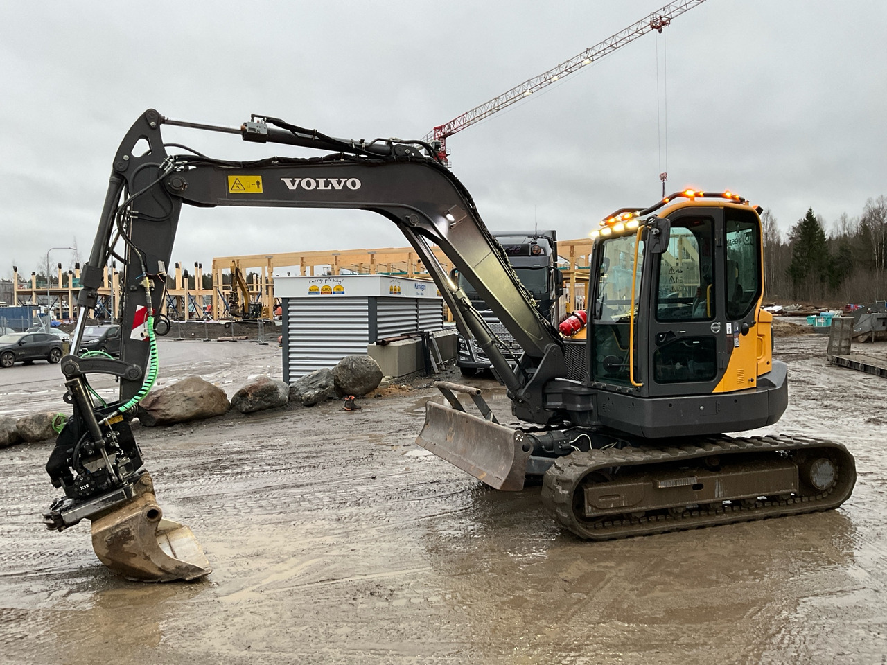 Volvo ECR88D - מחפר: תמונה 1 Volvo ECR88D - מחפר: תמונה 1