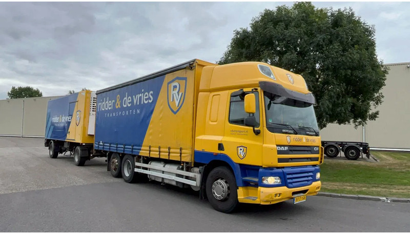 DAF CF 85.410 Schuifzijlen wagen 6x2 Daf CF85 - משאית תיבה: תמונה 1 DAF CF 85.410 Schuifzijlen wagen 6x2 Daf CF85 - משאית תיבה: תמונה 1