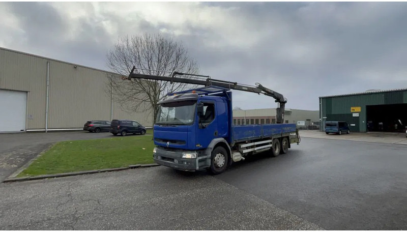 Renault Premium 320 Premium 320 Dci - משאית צד נופל/ שטוחה, משאית מנוף: תמונה 1 Renault Premium 320 Premium 320 Dci - משאית צד נופל/ שטוחה, משאית מנוף: תמונה 1