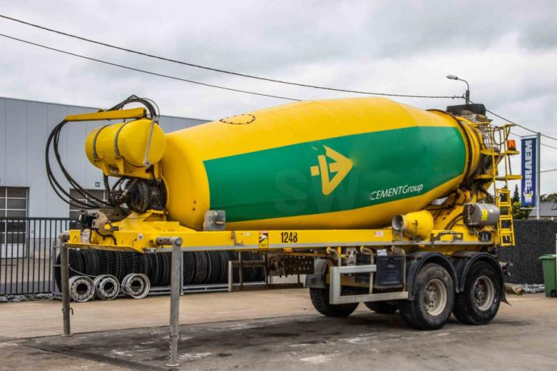 DE BUF BETON MIXER/MALAXEUR/MISCHER 10M3 - מערבל בטון סמיטרליילר: תמונה 1 DE BUF BETON MIXER/MALAXEUR/MISCHER 10M3 - מערבל בטון סמיטרליילר: תמונה 1