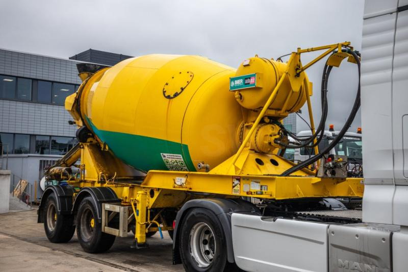 Imer BETON MIXER/MALAXEUR/MISCHER-10M3- STEERING AXLE - מערבל בטון סמיטרליילר: תמונה 2 Imer BETON MIXER/MALAXEUR/MISCHER-10M3- STEERING AXLE - מערבל בטון סמיטרליילר: תמונה 2