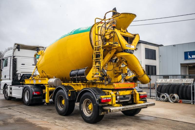 Imer BETON MIXER/MALAXEUR/MISCHER-10M3- STEERING AXLE - מערבל בטון סמיטרליילר: תמונה 4 Imer BETON MIXER/MALAXEUR/MISCHER-10M3- STEERING AXLE - מערבל בטון סמיטרליילר: תמונה 4