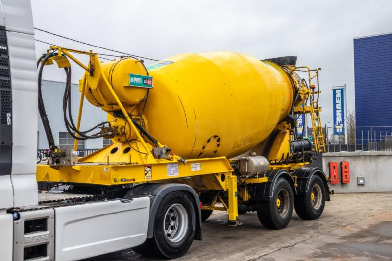 Imer BETON MIXER/MALAXEUR/MISCHER-10M3- STEERING AXLE - מערבל בטון סמיטרליילר: תמונה 1 Imer BETON MIXER/MALAXEUR/MISCHER-10M3- STEERING AXLE - מערבל בטון סמיטרליילר: תמונה 1