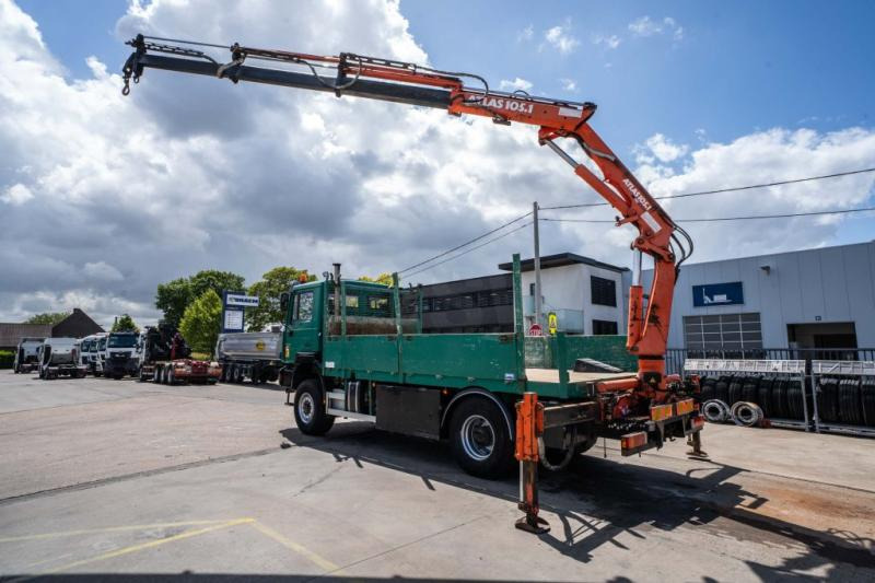 MAN FE 310A-4X4+ATLAS 105.1 A3 - משאית צד נופל/ שטוחה, משאית מנוף: תמונה 5 MAN FE 310A-4X4+ATLAS 105.1 A3 - משאית צד נופל/ שטוחה, משאית מנוף: תמונה 5