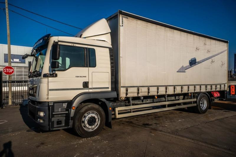 MAN TGM 18.340 BL+DHOLLANDIA - משאית וילונות צד: תמונה 1 MAN TGM 18.340 BL+DHOLLANDIA - משאית וילונות צד: תמונה 1