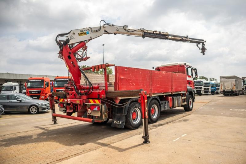 MAN TGS 33.360 BB + KENNIS 16 T/M -3XHYDR. - משאית צד נופל/ שטוחה, משאית מנוף: תמונה 3 MAN TGS 33.360 BB + KENNIS 16 T/M -3XHYDR. - משאית צד נופל/ שטוחה, משאית מנוף: תמונה 3