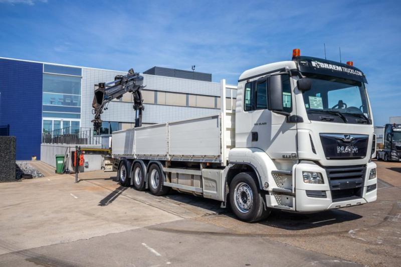 MAN TGS 35.420 BL-8x4-4+HIAB 188 E-2 - משאית צד נופל/ שטוחה, משאית מנוף: תמונה 2 MAN TGS 35.420 BL-8x4-4+HIAB 188 E-2 - משאית צד נופל/ שטוחה, משאית מנוף: תמונה 2