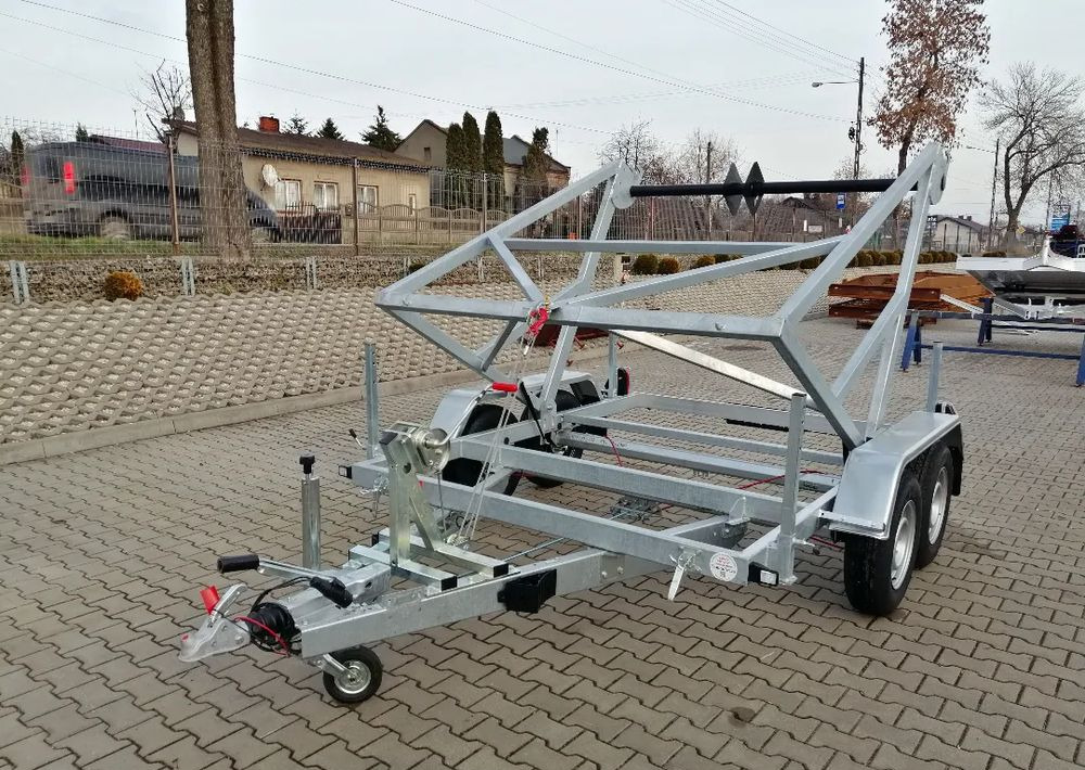 חָדָשׁ נגרר לגלגל כבלים Besttrailers Przyczepa kablowa DMC 2700 kg K14" dwie osie: תמונה 6