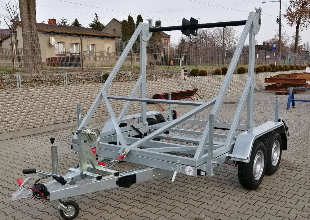 Besttrailers Przyczepa kablowa DMC 2700 kg K14" dwie osie - נגרר לגלגל כבלים: תמונה 1 Besttrailers Przyczepa kablowa DMC 2700 kg K14" dwie osie - נגרר לגלגל כבלים: תמונה 1