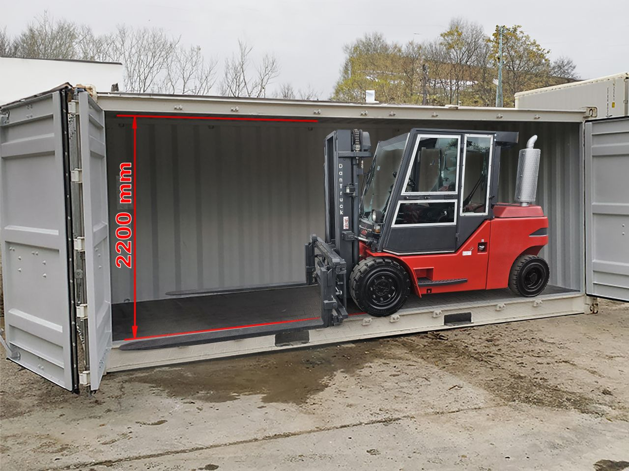 Dan Truck 8450DG Container-Indoor-Stapler -TRIPLEX - מלגזת סולר: תמונה 1 Dan Truck 8450DG Container-Indoor-Stapler -TRIPLEX - מלגזת סולר: תמונה 1