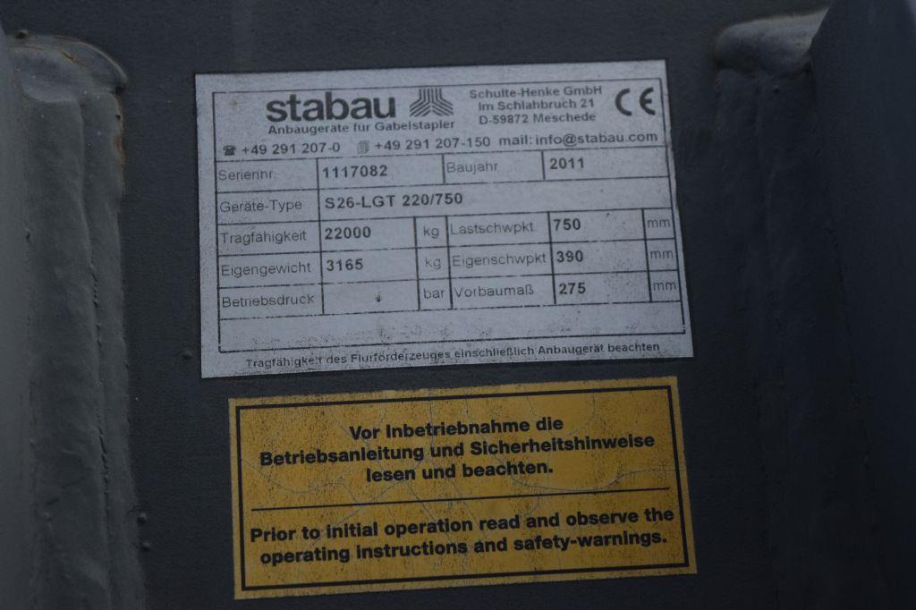 Stabau A26-LGT 220/750 Langguttraverse - מזלגות עבור מכונת בנייה: תמונה 4 Stabau A26-LGT 220/750 Langguttraverse - מזלגות עבור מכונת בנייה: תמונה 4