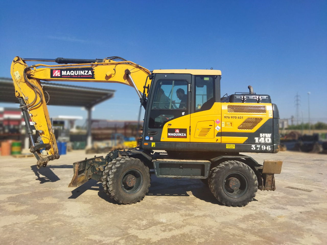 HYUNDAI HW140 - מחפר גלגלים: תמונה 1 HYUNDAI HW140 - מחפר גלגלים: תמונה 1