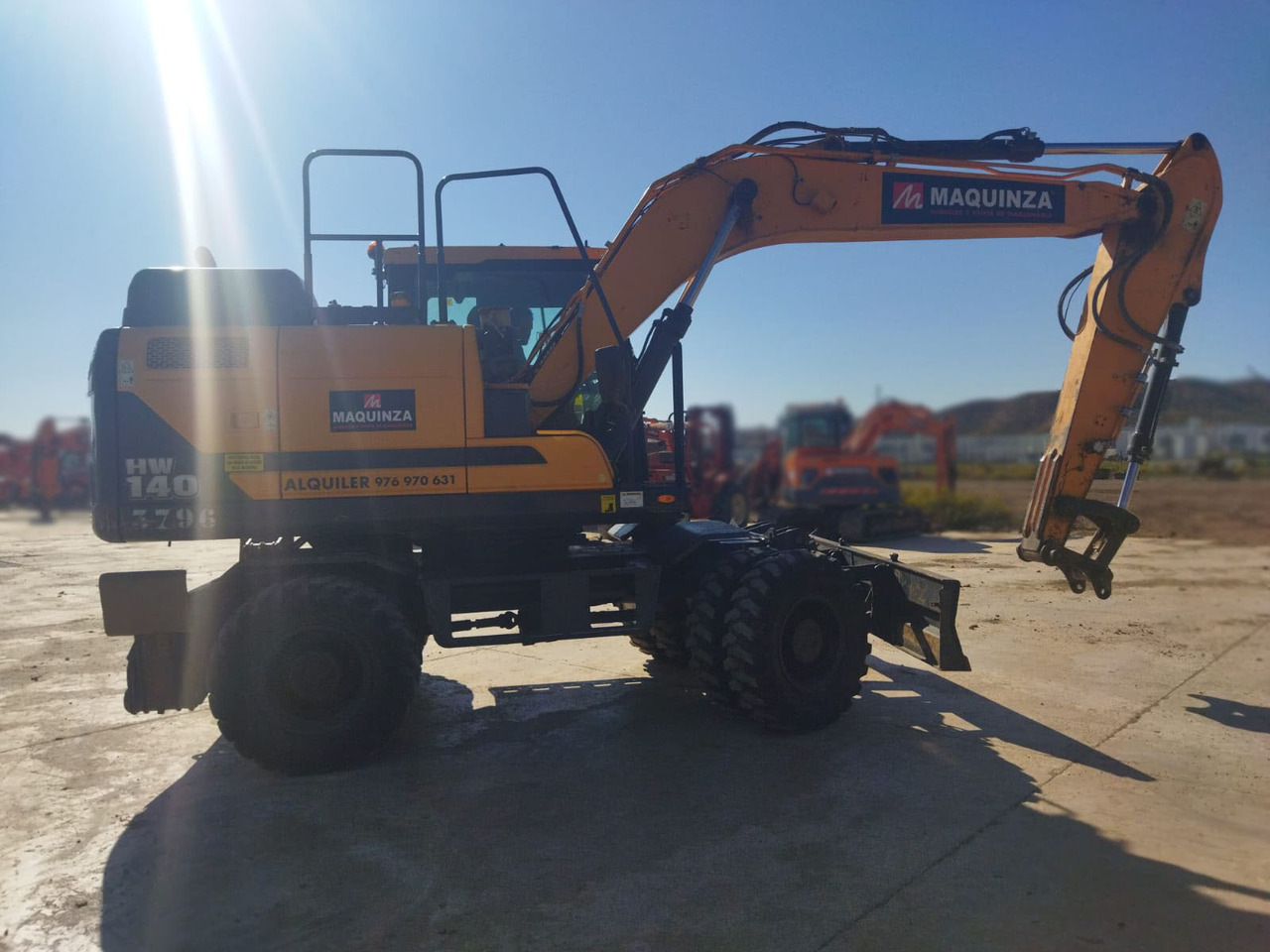 HYUNDAI HW140 - מחפר גלגלים: תמונה 3 HYUNDAI HW140 - מחפר גלגלים: תמונה 3