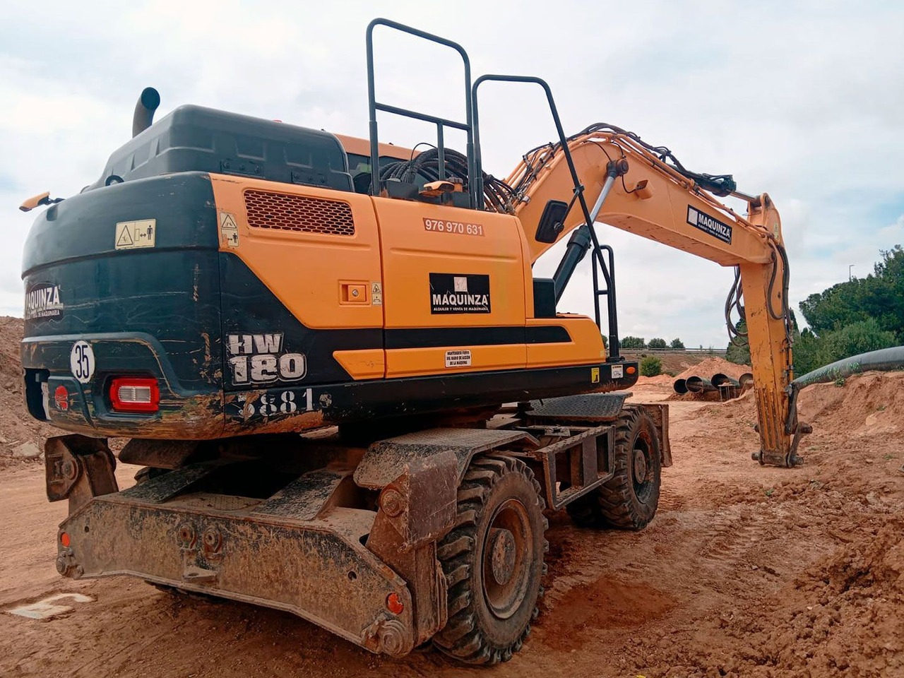 HYUNDAI HW180 - מחפר גלגלים: תמונה 4 HYUNDAI HW180 - מחפר גלגלים: תמונה 4