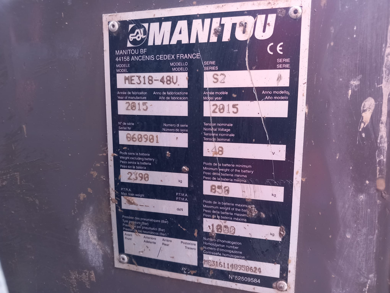 מלגזה חשמלית MANITOU ME318 48V: תמונה 10 מלגזה חשמלית MANITOU ME318 48V: תמונה 10