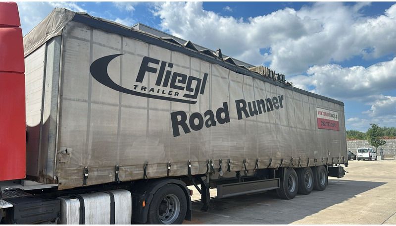 Fliegl SDS350 (BPW AXLES / DISC BRAKES) - סמיטריילר עם וילונות צד: תמונה 1 Fliegl SDS350 (BPW AXLES / DISC BRAKES) - סמיטריילר עם וילונות צד: תמונה 1