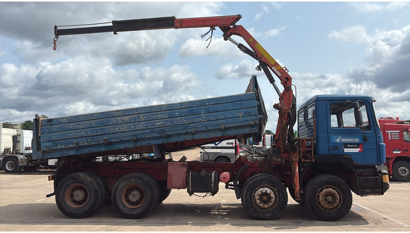 MAN 35.362 (6 CYLINDER / MANUAL PUMP / 8X4 / FALFINGER CRANE PK80 / STEEL SUSP.) - מזהיר, משאית מנוף: תמונה 5 MAN 35.362 (6 CYLINDER / MANUAL PUMP / 8X4 / FALFINGER CRANE PK80 / STEEL SUSP.) - מזהיר, משאית מנוף: תמונה 5