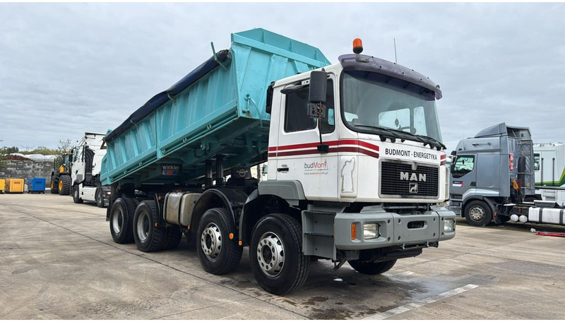 MAN 35.414 (6 CYLINDER / GOOD CONDITION / 8X4 / BIG AXLE / STEEL SUSP.) - מזהיר: תמונה 2 MAN 35.414 (6 CYLINDER / GOOD CONDITION / 8X4 / BIG AXLE / STEEL SUSP.) - מזהיר: תמונה 2