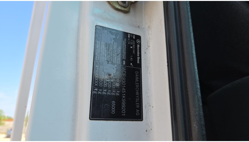 משאית צד נופל/ שטוחה Mercedes-Benz Actros 2636 (6X4 / LAMES / GRAND PONT / MP2 / STEEL SUSP. / BOITE MANUELLE / MANUAL GEARBOX / 9M CHASSIS !!!): תמונה 12