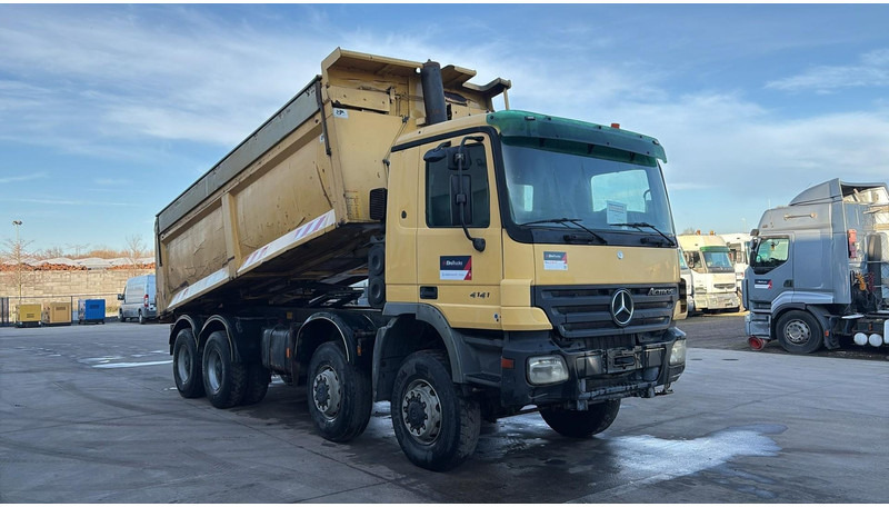 מזהיר Mercedes-Benz Actros 4141 (8X8 / BOITE MANUELLE / MANUAL GEARBOX / STEEL / LAMES / MP2 / V6): תמונה 6