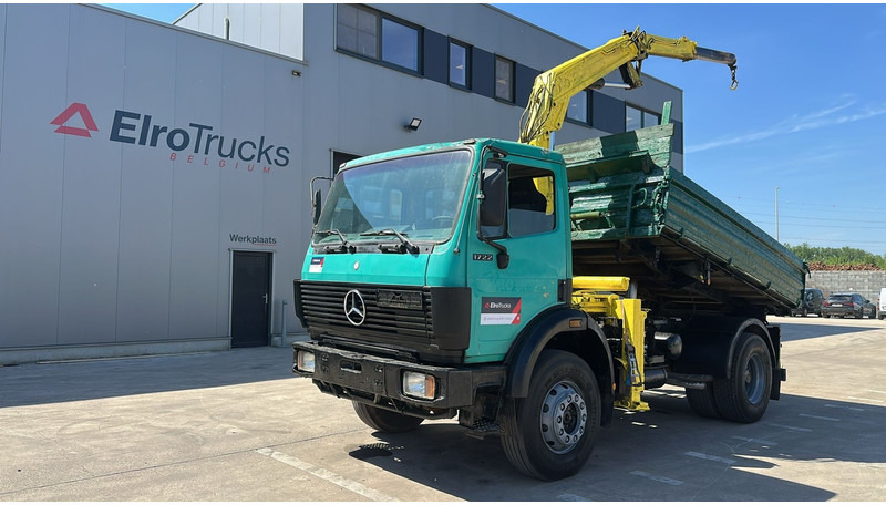 Mercedes-Benz SK 1722 (4X4 / LAMES / GRAND PONT / GRUE / TRES PROPRE / BIG HUB / STEEL SUSP. / V6) - מזהיר, משאית מנוף: תמונה 1 Mercedes-Benz SK 1722 (4X4 / LAMES / GRAND PONT / GRUE / TRES PROPRE / BIG HUB / STEEL SUSP. / V6) - מזהיר, משאית מנוף: תמונה 1
