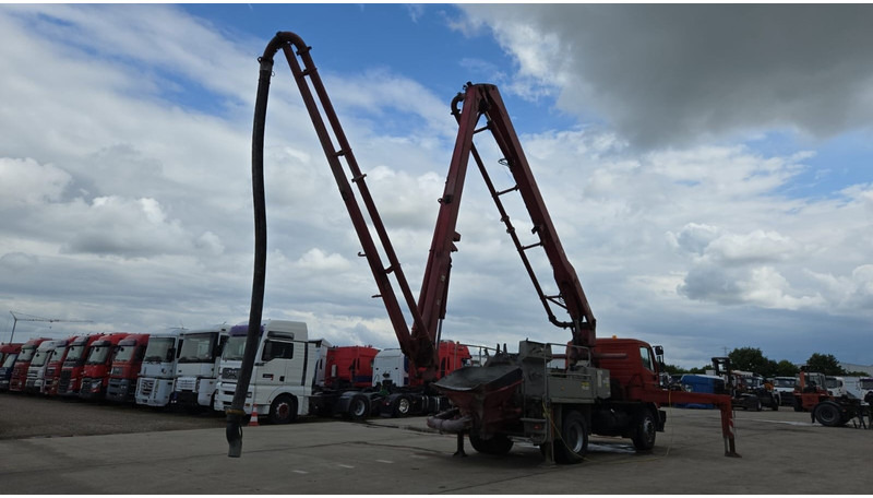 Mercedes-Benz SK 1824 (V6 / LAMES / GRAND PONT / PUTZMEISTER 24M/ JOYSTICK / RADIO) - משאית משאבת בטון: תמונה 4 Mercedes-Benz SK 1824 (V6 / LAMES / GRAND PONT / PUTZMEISTER 24M/ JOYSTICK / RADIO) - משאית משאבת בטון: תמונה 4