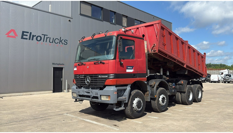 Mercedes-Benz actros 4140 (EPS / 8X6 / LAMES / GRAND PONT / GRAND BENNE / 3 PONTS / TRES BONNE ETAT) - מזהיר: תמונה 1 Mercedes-Benz actros 4140 (EPS / 8X6 / LAMES / GRAND PONT / GRAND BENNE / 3 PONTS / TRES BONNE ETAT) - מזהיר: תמונה 1