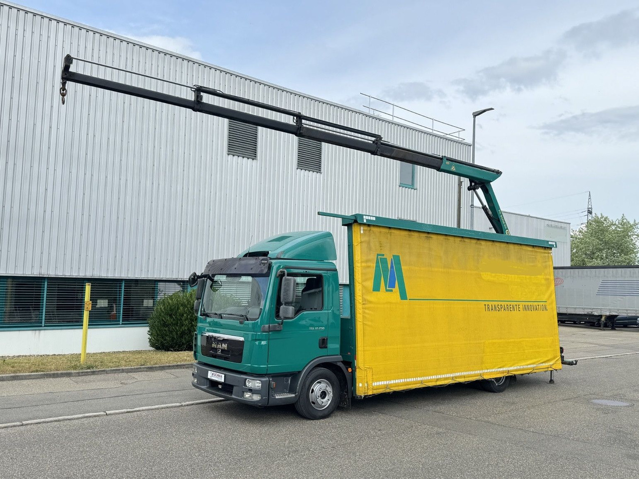 MAN TGL 12.250 Glastransport Kran PK9002 Funk Klima - משאית מנוף: תמונה 3 MAN TGL 12.250 Glastransport Kran PK9002 Funk Klima - משאית מנוף: תמונה 3
