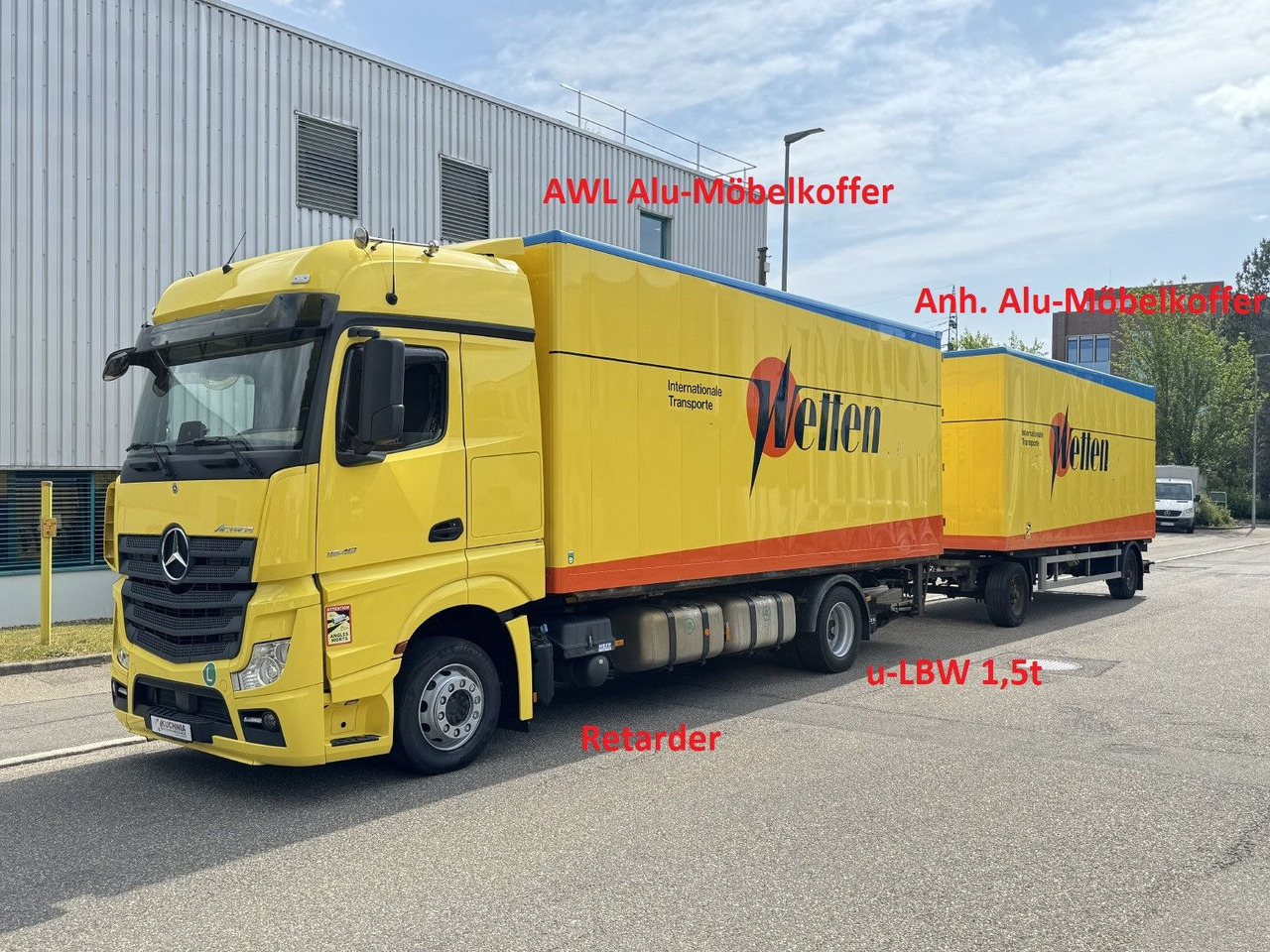 Mercedes-Benz Actros 1848 LL Gr.Haus AWL-Möbelkoffer uLBW - משאית תיבה: תמונה 1 Mercedes-Benz Actros 1848 LL Gr.Haus AWL-Möbelkoffer uLBW - משאית תיבה: תמונה 1